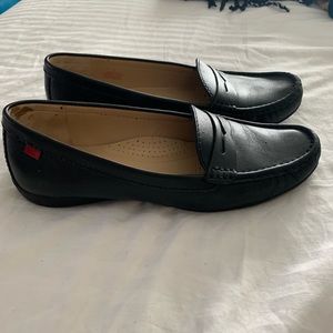Marc Joseph Black Leather Loafers